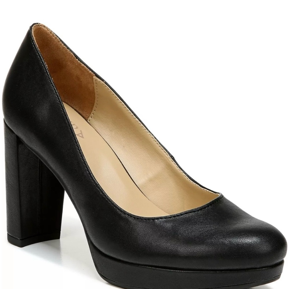 NATURALIZER Berlin Pump Elegant Black Women's Platform Heels